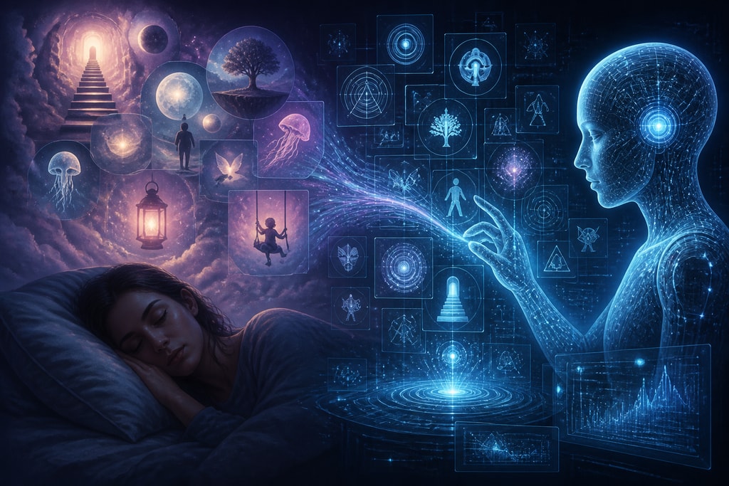 AI interpreting dream symbols
