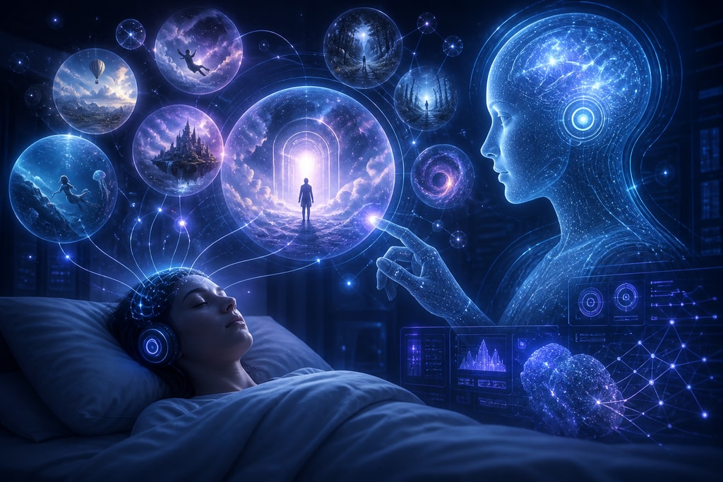 Future of AI in dream analysis concept