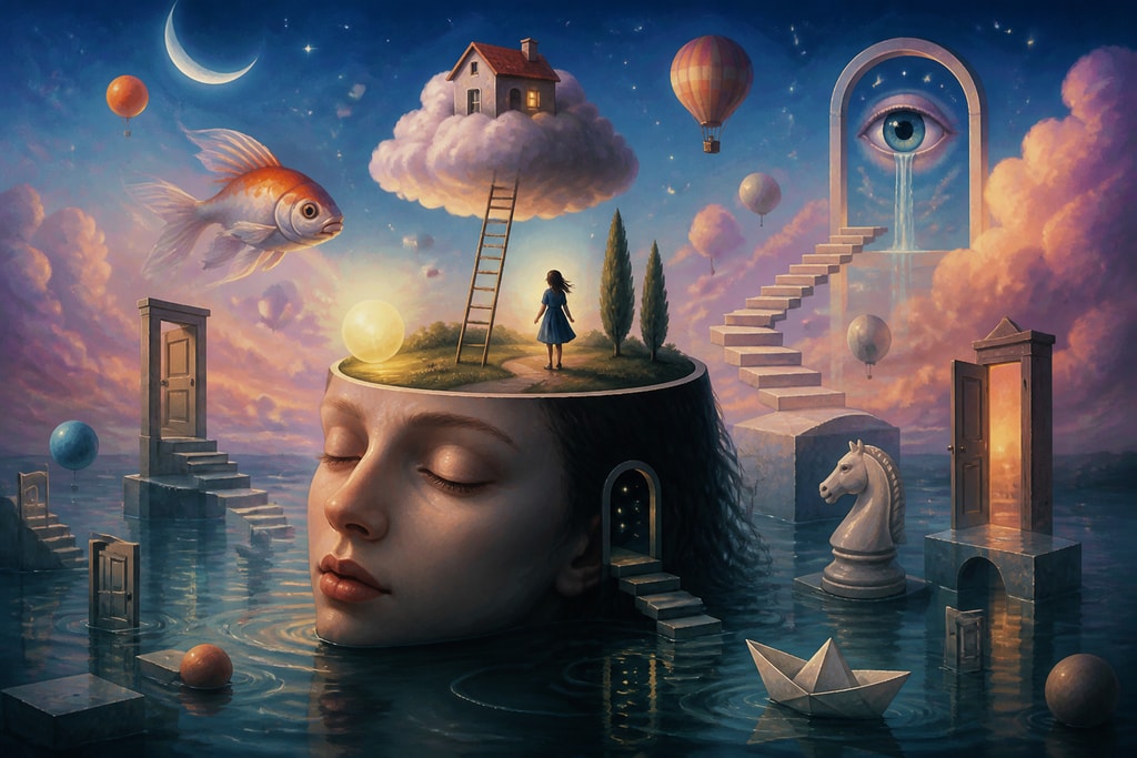 Artwork inspired by dream visuals