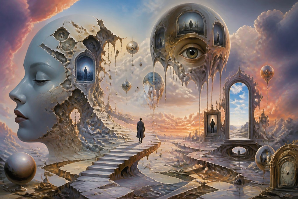 AI interpreting a dream to create art
