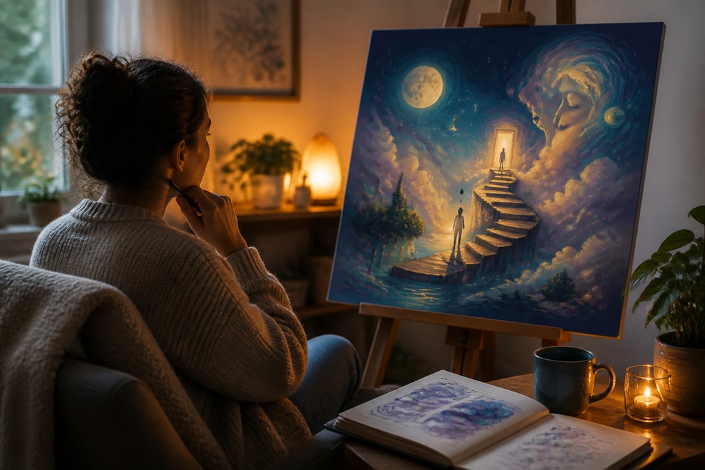 Therapeutic use of AI in dream art