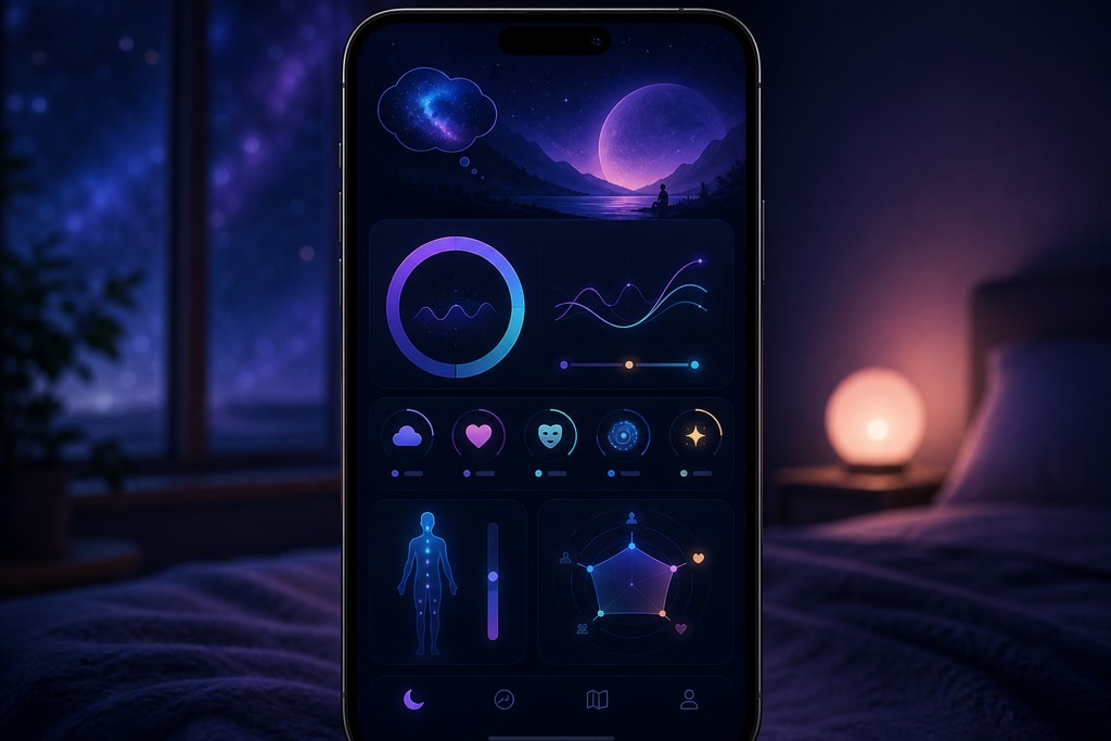 AI dream analysis display