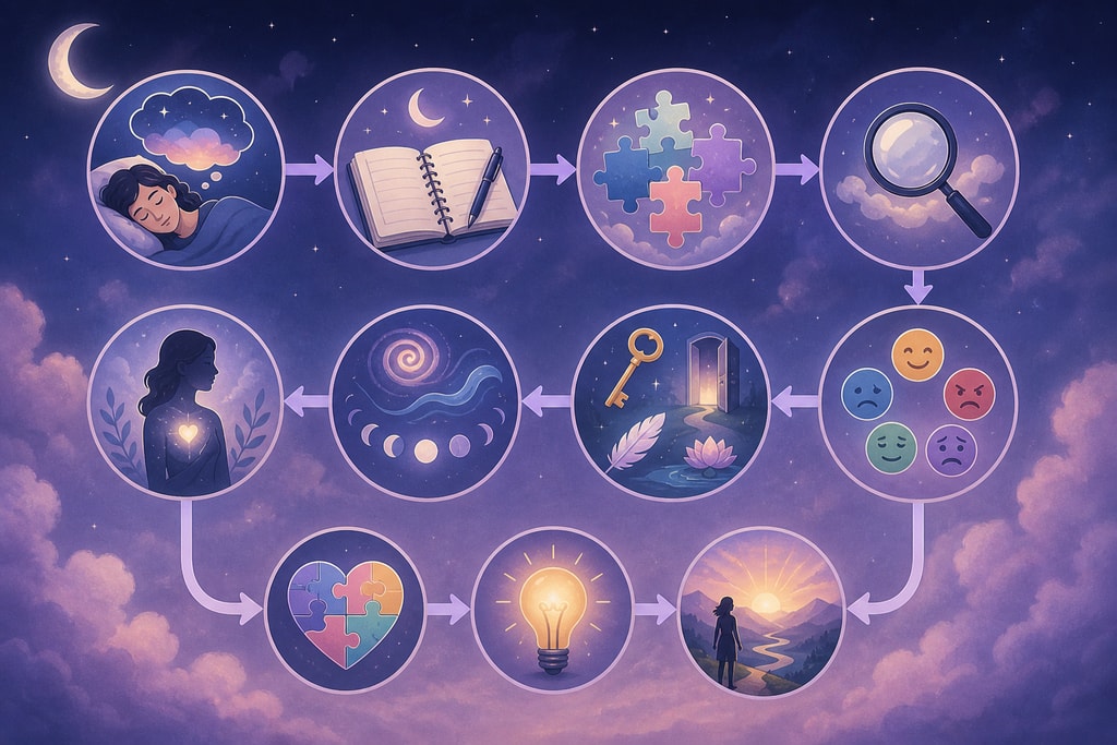 A flowchart of dream interpretation process