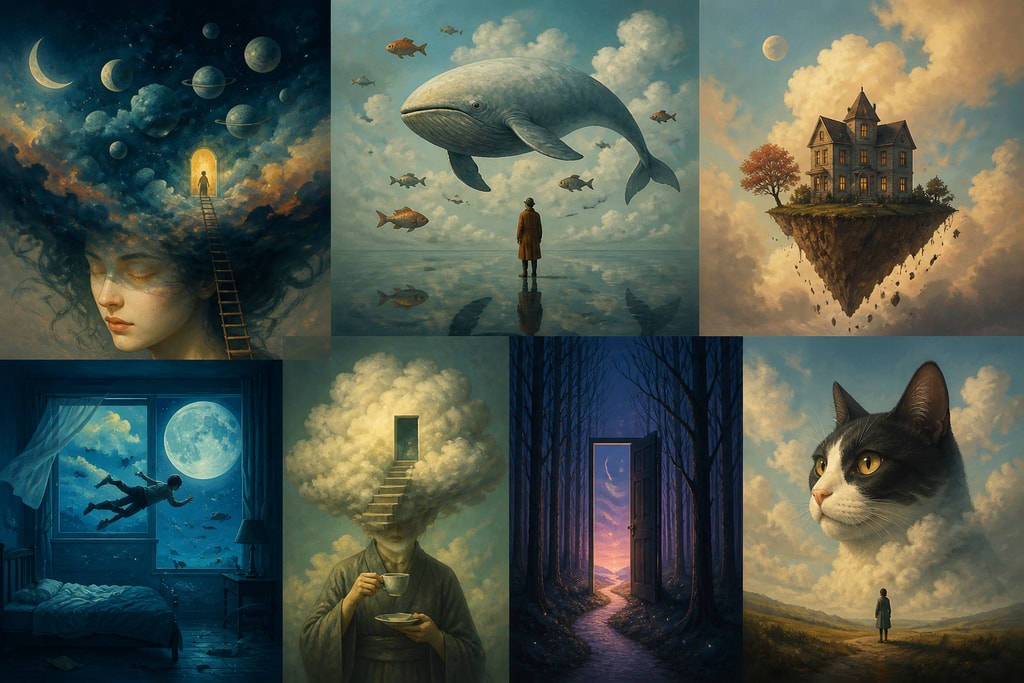 Creative concept art inspired by dreams