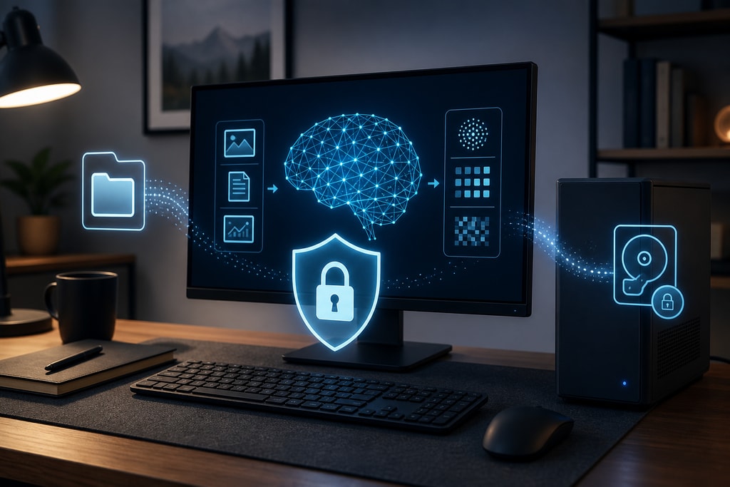 Offline AI data security