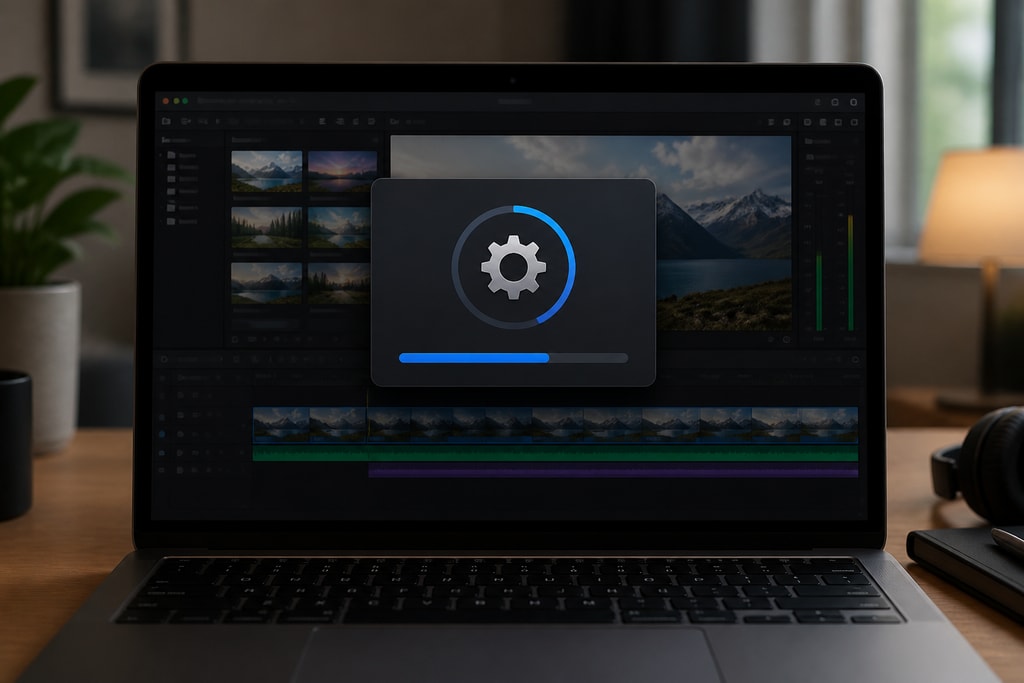Updating video editing software