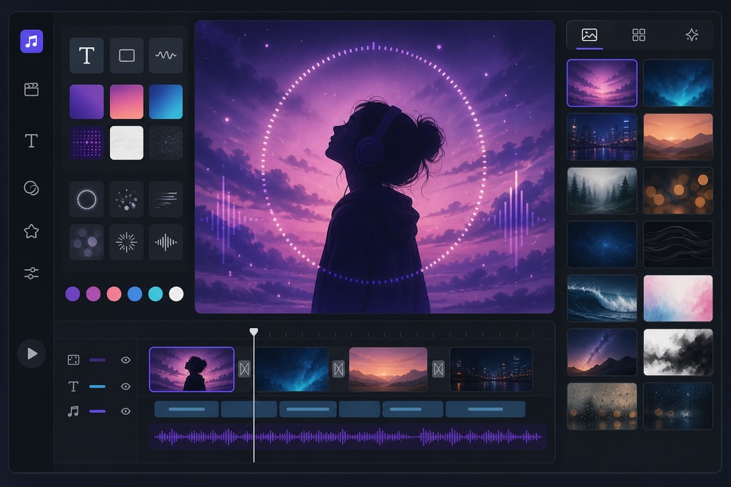 Customizing lyric videos
