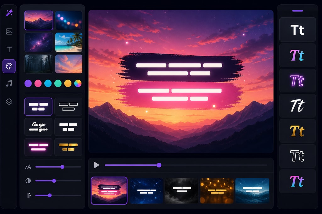 Customizing visual elements in LyricMagic