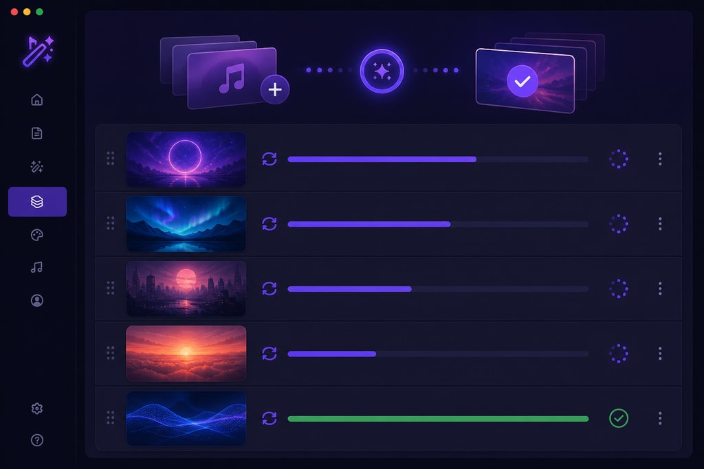 Batch processing feature in LyricMagic