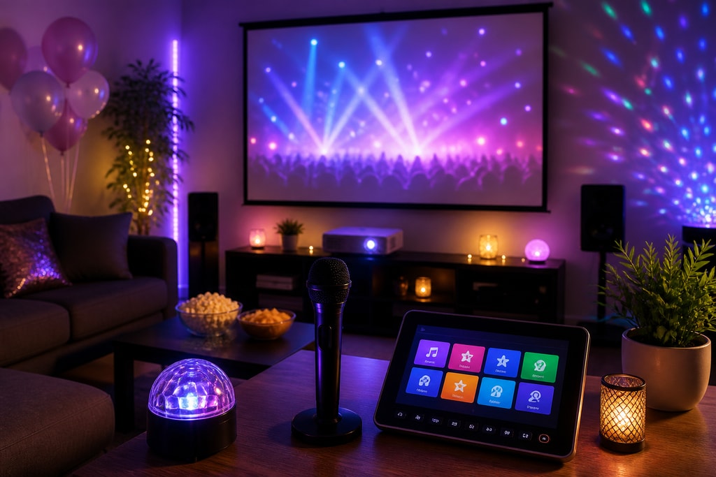 Karaoke Party Setup