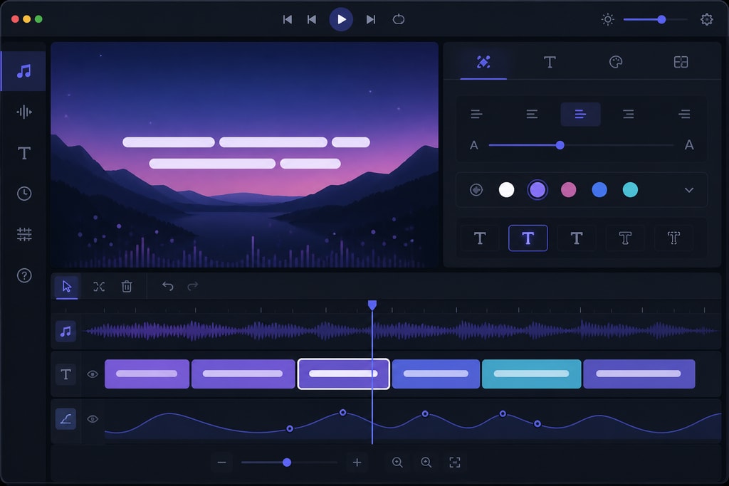 Lyric Synchronization Interface