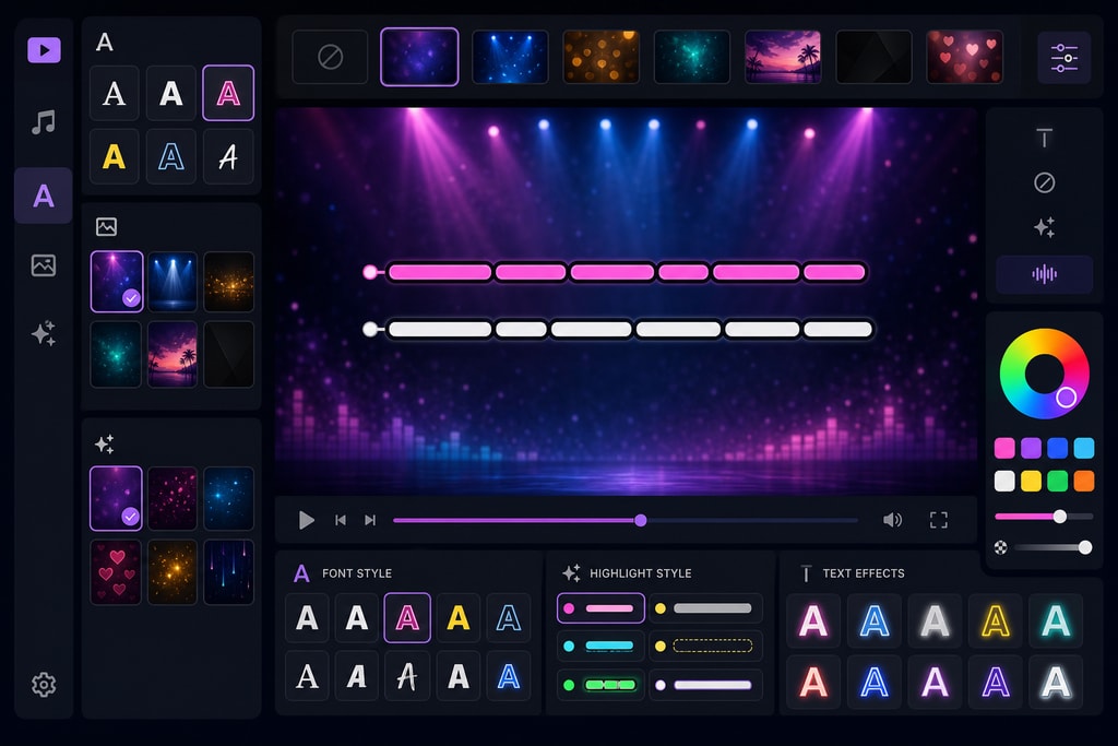 Karaoke Video Customization