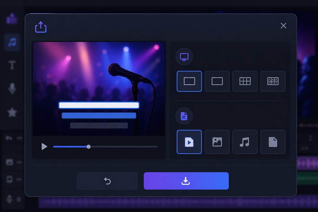 Exporting Karaoke Video
