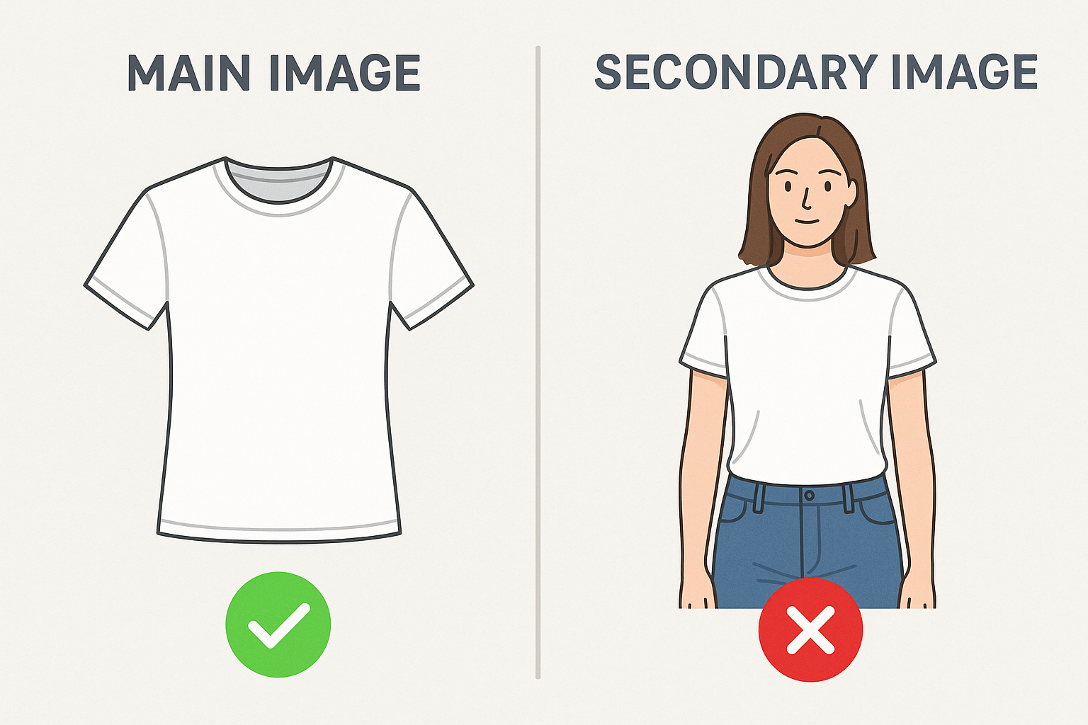 Main Image vs. Secondary Image