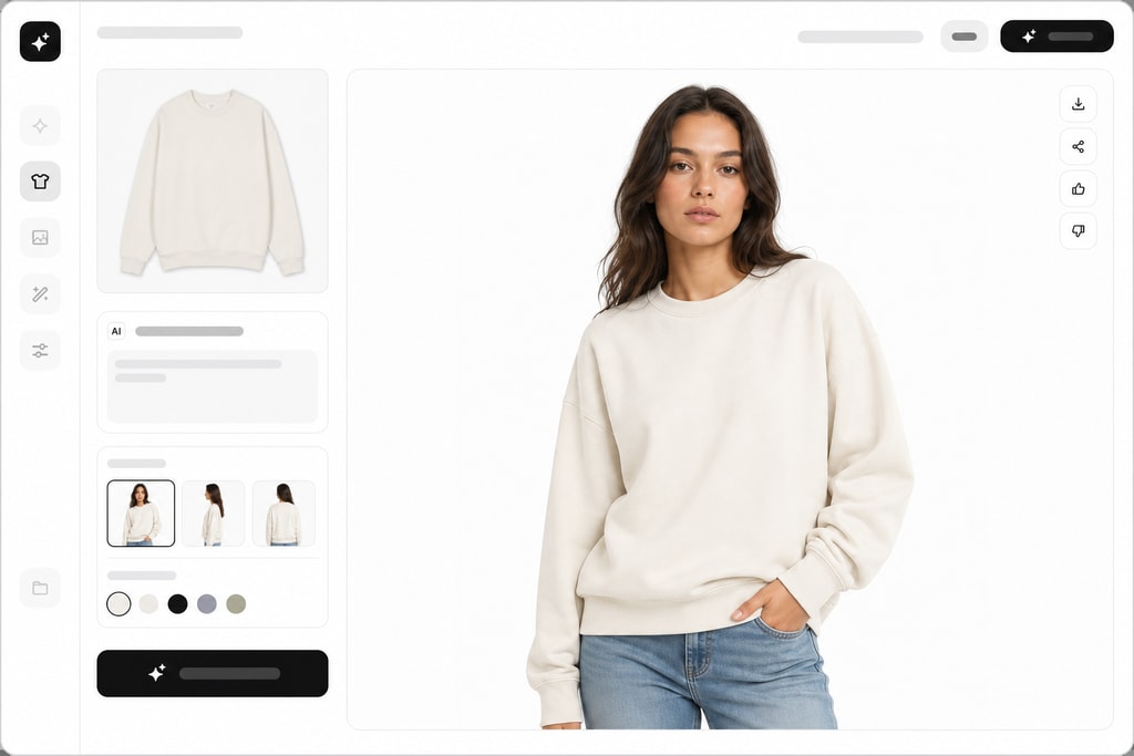 AI-Generated Apparel Model