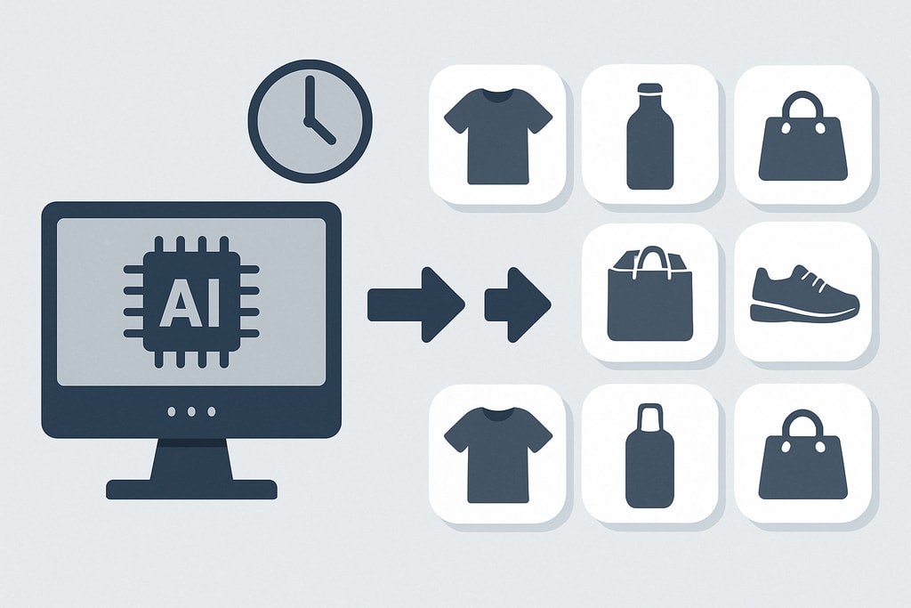 AI batch processing of product images