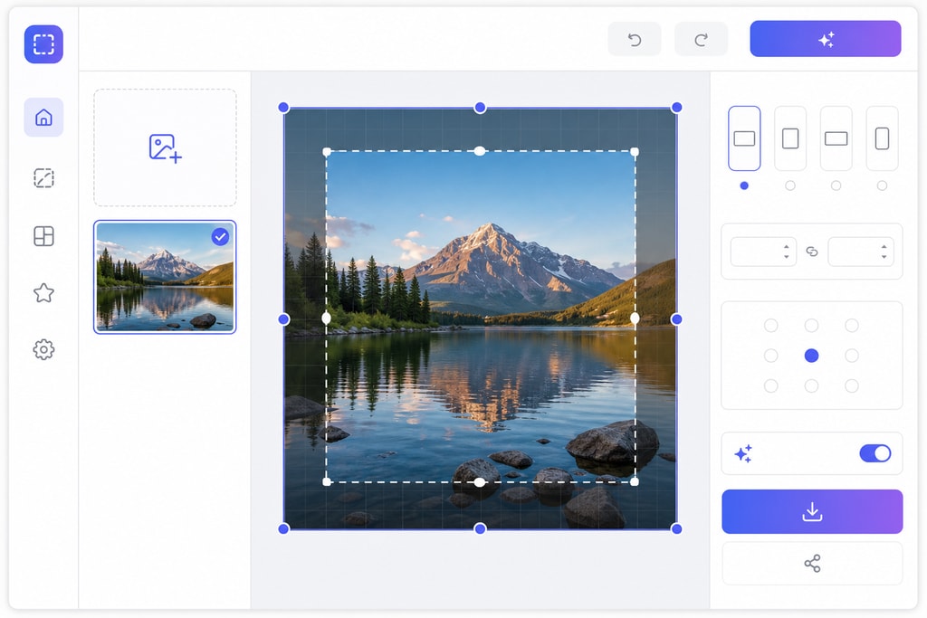 AI tool interface