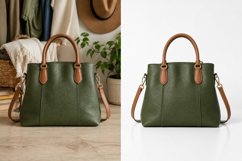 Consistent background enhanced Etsy images