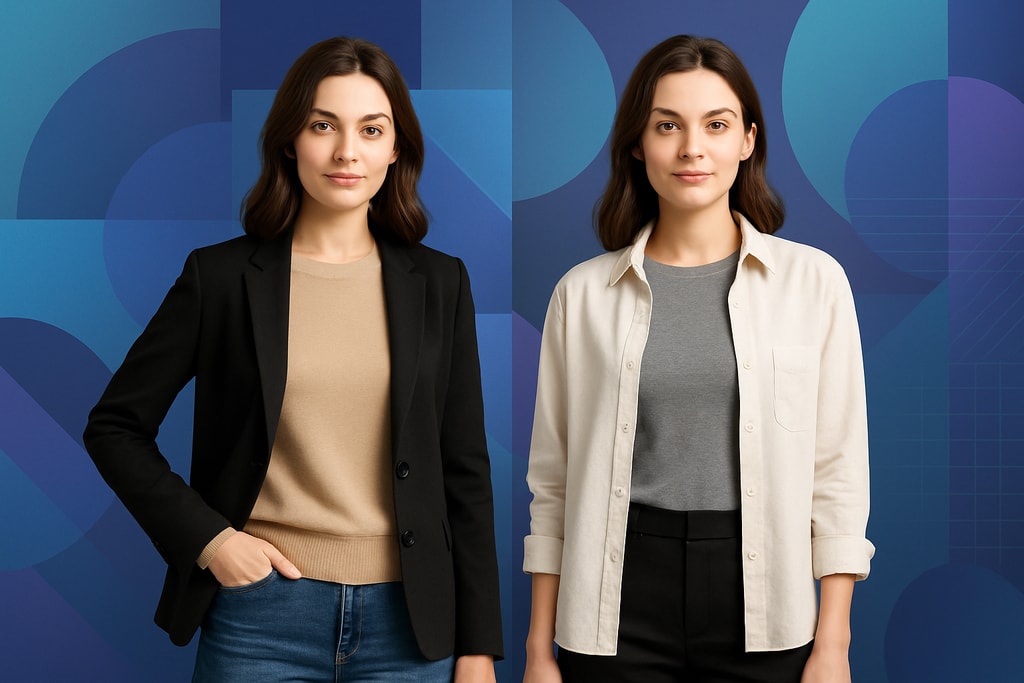 AI model in apparel
